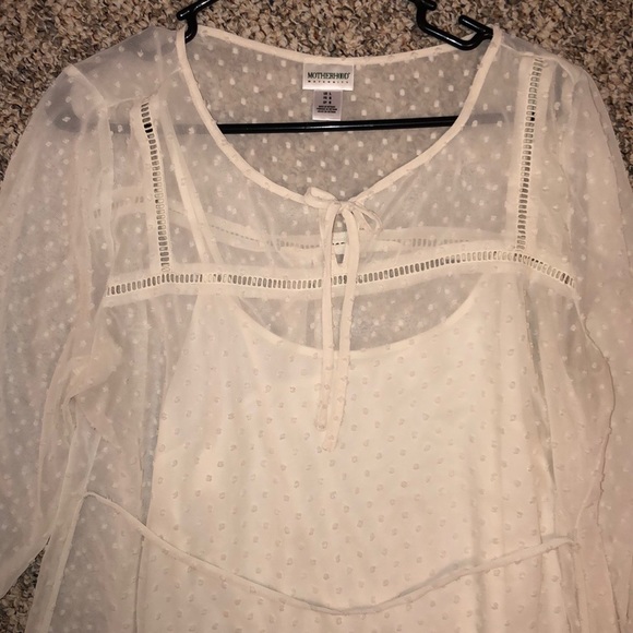 Motherhood Maternity Top Light and Dressy - Picture 3 of 6